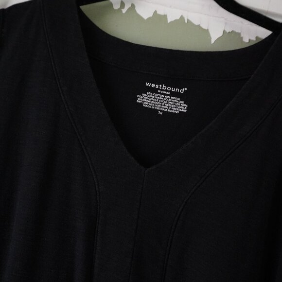 Westbound Sleeveless Casual Black Dress - Picture 4 of 8